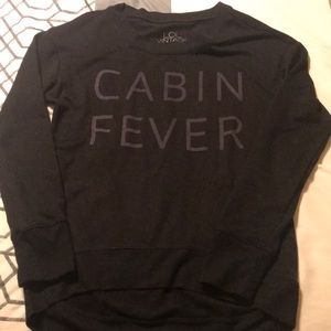 “Cabin Fever” high-low shirt (long sleeve)